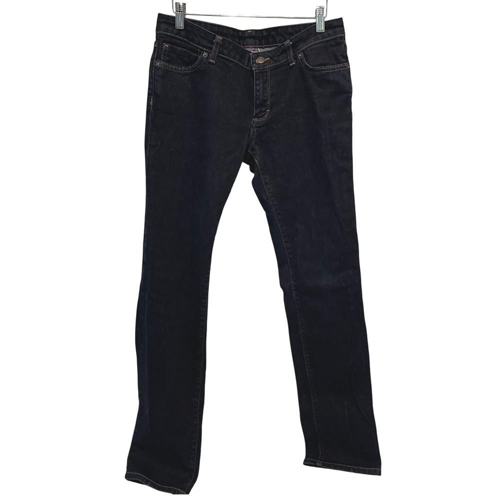 Patagonia Womens Jeans Size 30 Dark Wash Denim Organic Cotton Blend